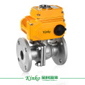 3 piece body Flange Electric ball valve